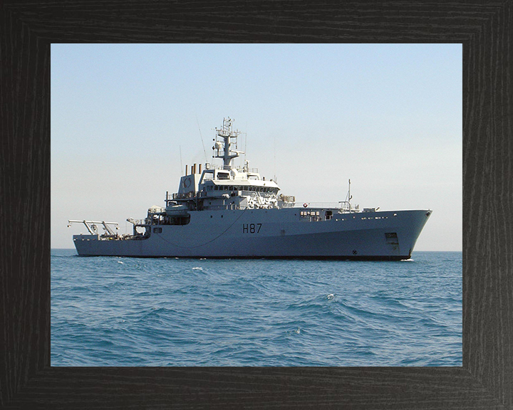 HMS Echo H87 Royal Navy hydrographic survey ship Photo Print or Framed Print - Hampshire Prints