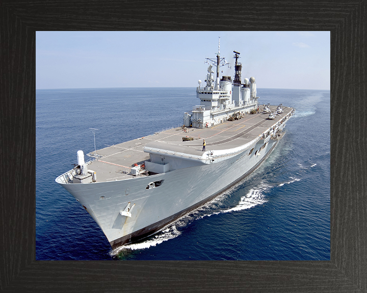 HMS Ark Royal R07 Royal Navy Invincible class aircraft Carrier Photo Print or Framed Print - Hampshire Prints