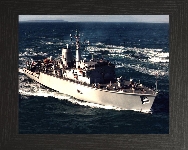 HMS Brecon M29 Royal Navy Hunt class mine countermeasures vessel Photo Print or Framed Print - Hampshire Prints