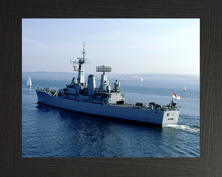 HMS Achilles F12 Royal Navy Leander Class Frigate Photo Print or Framed Print - Hampshire Prints