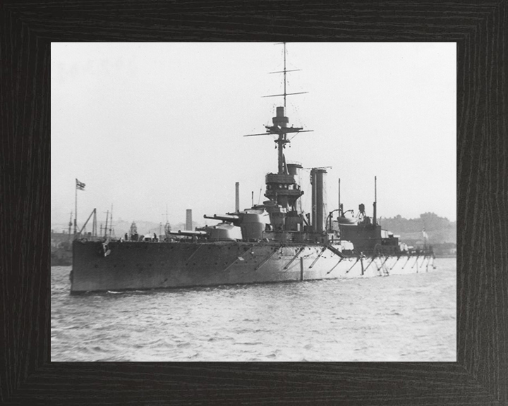 HMS Ajax (1912) Royal Navy King George V class battleship Photo Print or Framed Print - Hampshire Prints