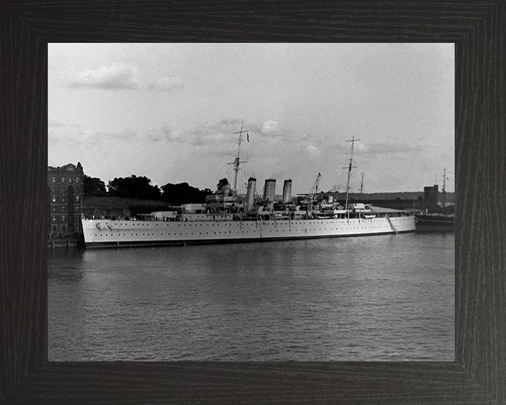 HMS Dorsetshire (40) Royal Navy County class heavy cruiser Photo Print or Framed Print - Hampshire Prints