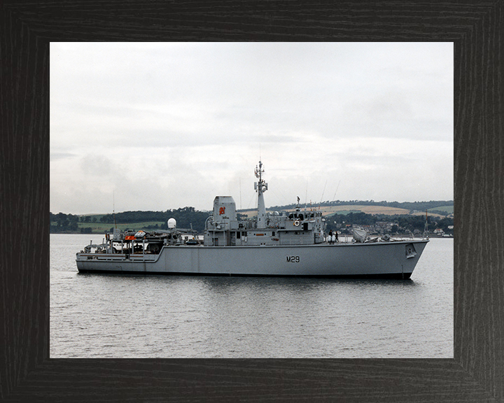 HMS Brecon M29 Royal Navy Hunt class mine countermeasures vessel Photo Print or Framed Print - Hampshire Prints