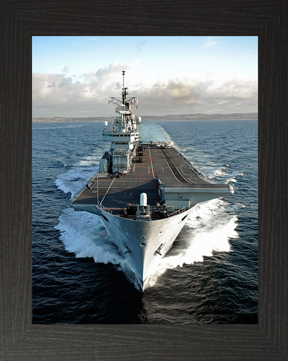 HMS Ark Royal R07 Royal Navy Invincible class aircraft carrier Photo Print or Framed Print - Hampshire Prints