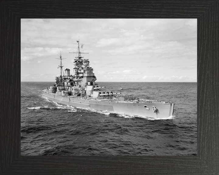 HMS Duke of York (17) Royal Navy King George V class battleship Photo Print or Framed Print - Hampshire Prints