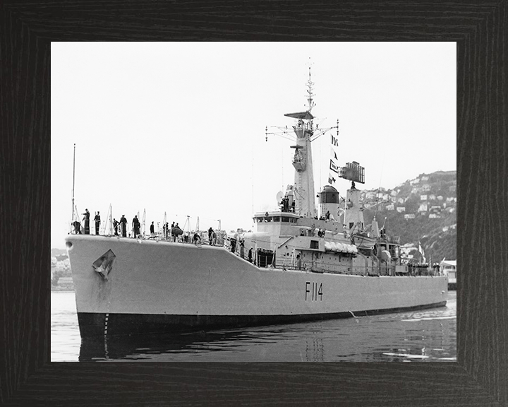 HMS Ajax F114 Royal Navy Leander Class Frigate Photo Print or Framed Print - Hampshire Prints