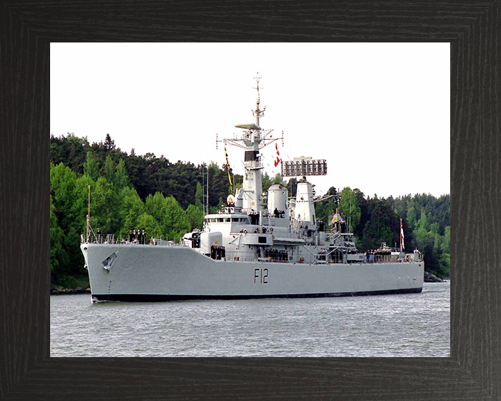 HMS Achilles F12 Royal Navy Leander Class Frigate Photo Print or Framed Print - Hampshire Prints