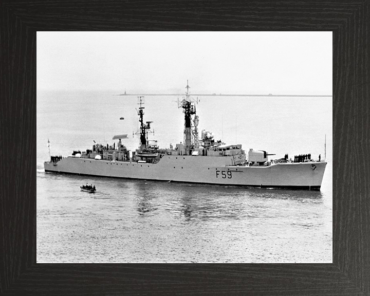 HMS Chichester F59 Royal Navy Salisbury class Frigate Photo Print or Framed Print - Hampshire Prints