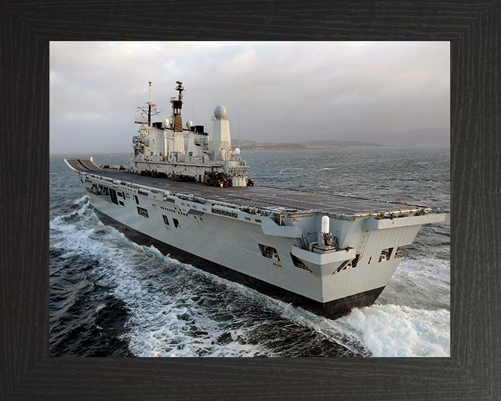 HMS Ark Royal R07 Royal Navy Invincible class aircraft carrier Photo Print or Framed Print - Hampshire Prints