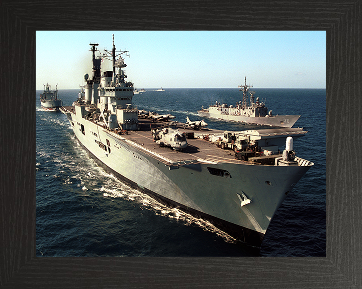 HMS Ark Royal R07 Royal Navy Invincible class aircraft carrier Photo Print or Framed Print - Hampshire Prints