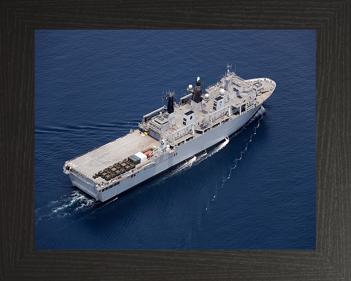 HMS Albion L14 Royal Navy Albion Class amphibious ship Photo Print or Framed Print - Hampshire Prints