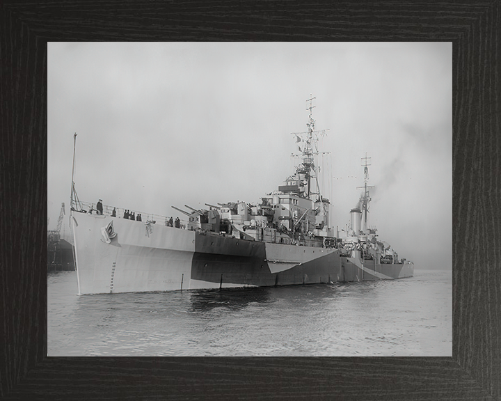 HMS Diadem 84 Royal Navy Dido class light cruiser Photo Print or Framed Photo Print - Hampshire Prints