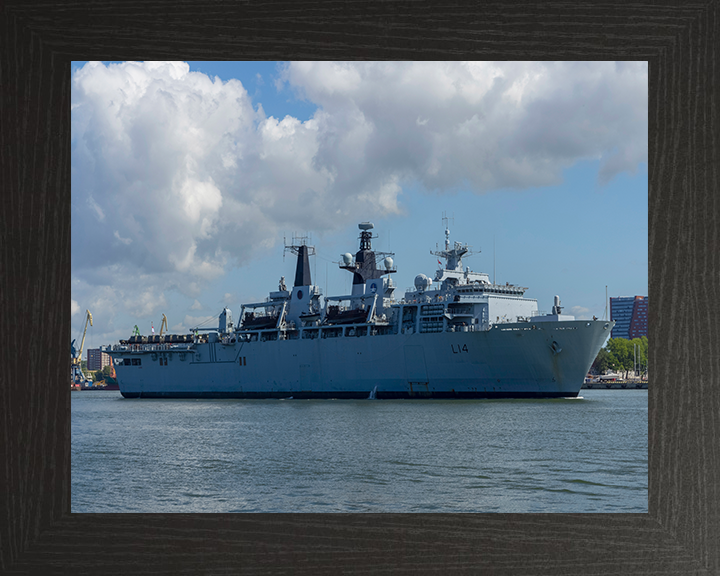 HMS Albion L14 Royal Navy Albion Class amphibious ship Photo Print or Framed Print - Hampshire Prints