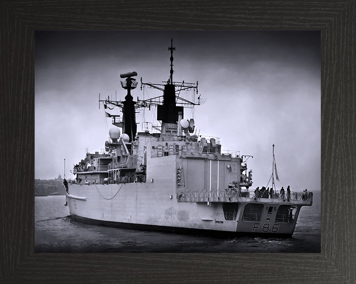 HMS Campbeltown F86 Royal Navy Type 22 Frigate Photo Print or Framed Photo Print - Hampshire Prints