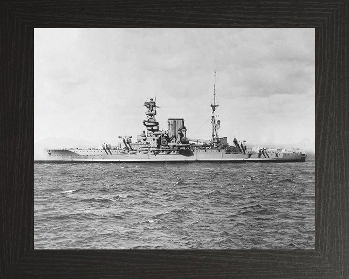 HMS Barham (04) Royal Navy Queen Elizabeth class battleship Photo Print or Framed Print - Hampshire Prints