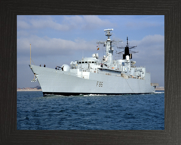 HMS Campbeltown F86 Royal Navy Type 22 Frigate Photo Print or Framed Photo Print - Hampshire Prints