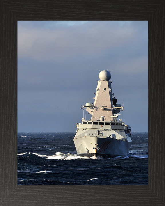 HMS Dragon D35 Royal Navy Type 45 Destroyer Photo Print or Framed Print - Hampshire Prints