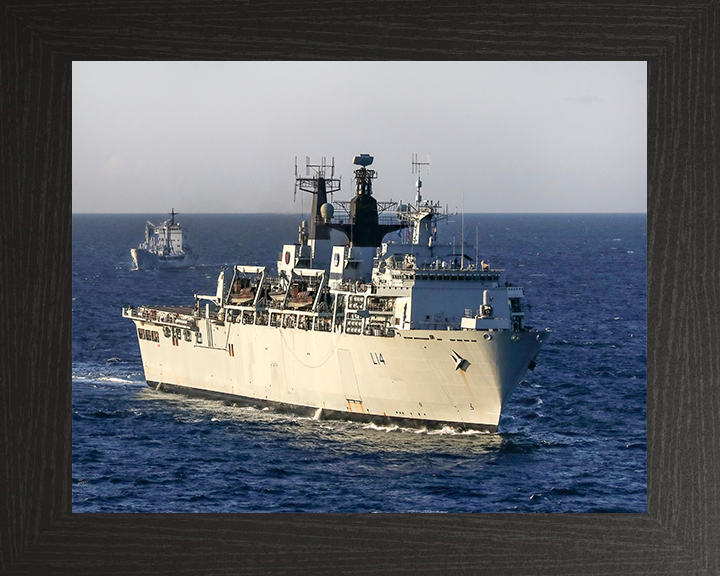 HMS Albion L14 Royal Navy Albion Class amphibious ship Photo Print or Framed Print - Hampshire Prints