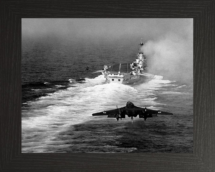 HMS Ark Royal R09 Royal Navy Audacious class aircraft carrier Photo Print or Framed Print - Hampshire Prints