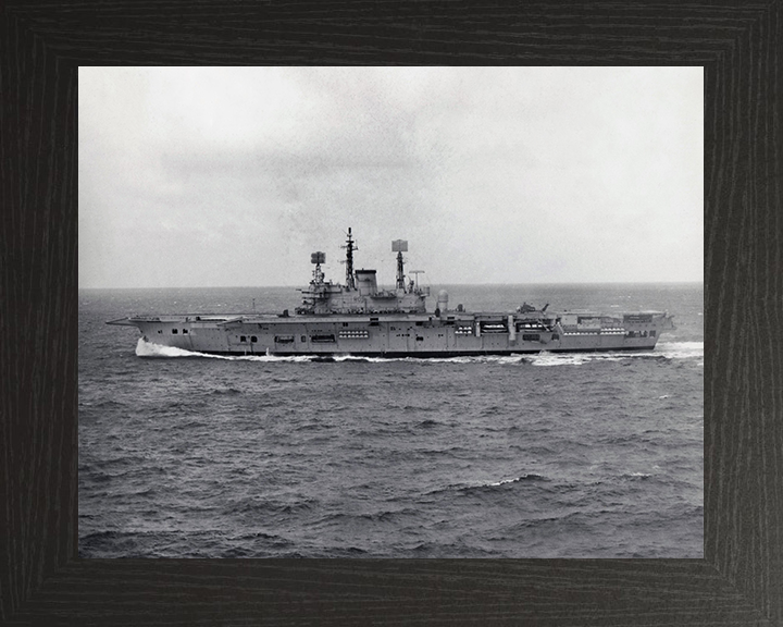 HMS Ark Royal R09 Royal Navy Audacious class aircraft carrier Photo Print or Framed Print - Hampshire Prints