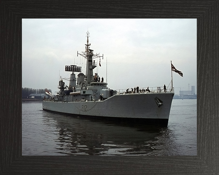 HMS Achilles F12 Royal Navy Leander Class Frigate Photo Print or Framed Print - Hampshire Prints