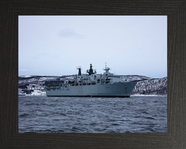 HMS Albion L14 Royal Navy Albion Class amphibious ship Photo Print or Framed Print - Hampshire Prints