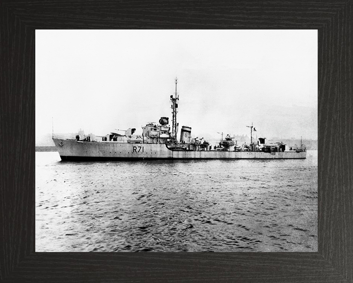 HMS Constance R71 Royal Navy C class destroyer Photo Print or Framed Print - Hampshire Prints