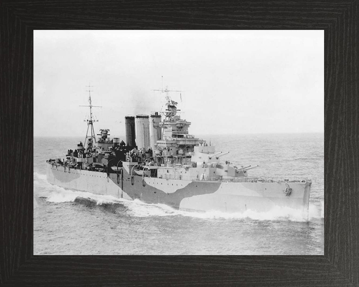 HMS Devonshire (39) Royal Navy County class heavy cruiser Photo Print or Framed Print - Hampshire Prints