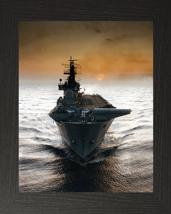 HMS Ark Royal R07 Royal Navy Invincible class aircraft carrier Photo Print or Framed Print - Hampshire Prints