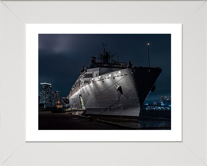 HMS Albion L14 Royal Navy Albion Class amphibious ship Photo Print or Framed Print - Hampshire Prints