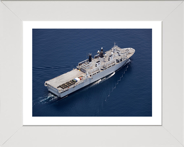 HMS Albion L14 Royal Navy Albion Class amphibious ship Photo Print or Framed Print - Hampshire Prints