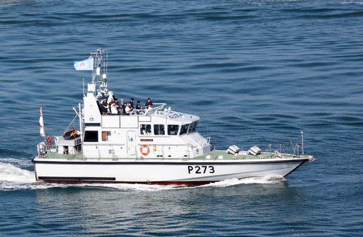 HMS Pursuer P273 Royal Navy Archer Class P2000 Patrol Vessel Photo Print or Framed Photo Print - Hampshire Prints