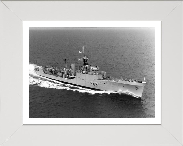 HMS Dundas F48 Royal Navy Blackwood class frigate Photo Print or Framed Print - Hampshire Prints