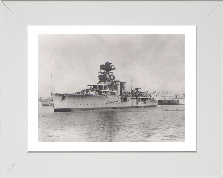 HMS Curlew D42 Royal Navy C class light cruiser Photo Print or Framed Photo Print - Hampshire Prints