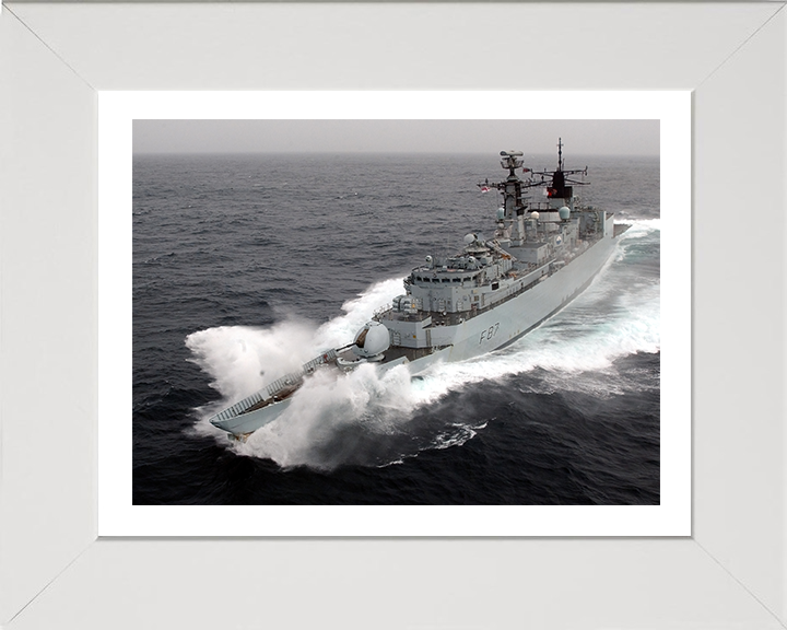 HMS Chatham F87 Royal Navy Type 22 Frigate Photo Print or Framed Print - Hampshire Prints