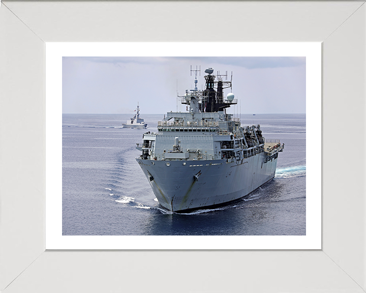 HMS Albion L14 Royal Navy Albion Class amphibious ship Photo Print or Framed Print - Hampshire Prints