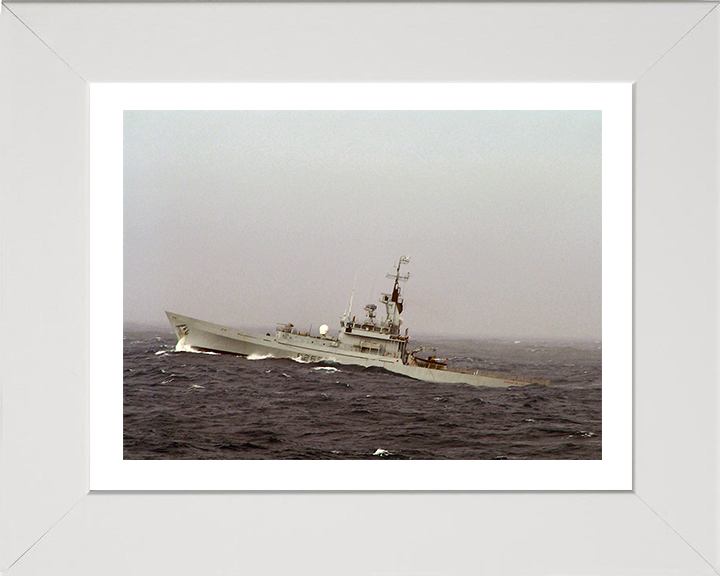 HMS Dumbarton Castle P265 Royal Navy Castle class patrol vessel Photo Print or Framed Print - Hampshire Prints