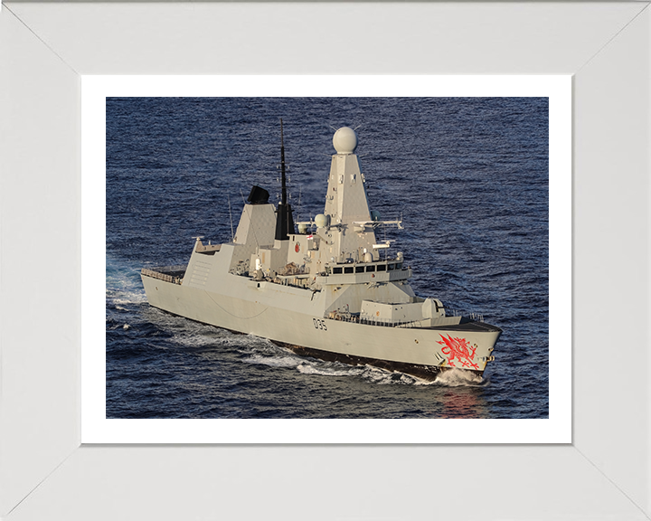 HMS Dragon D35 Royal Navy Type 45 destroyer Photo Print or Framed Print - Hampshire Prints