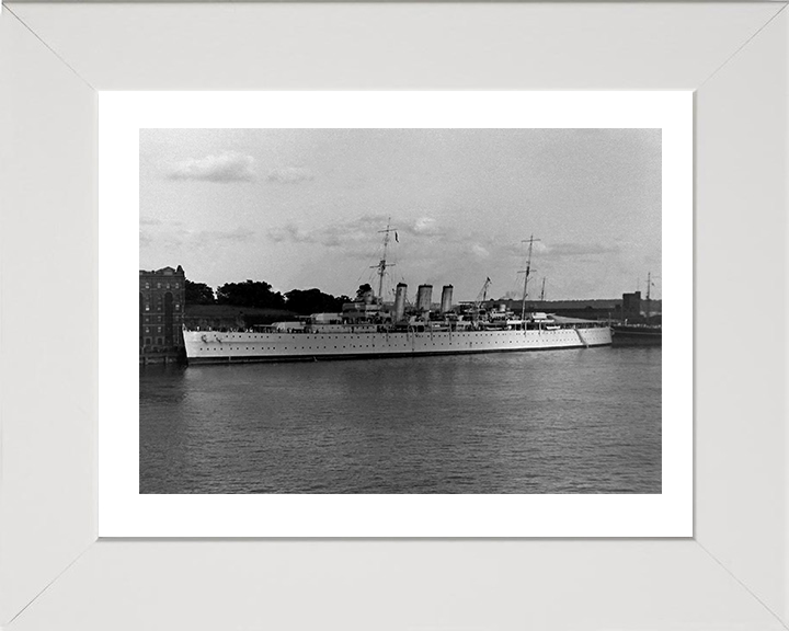 HMS Dorsetshire (40) Royal Navy County class heavy cruiser Photo Print or Framed Print - Hampshire Prints