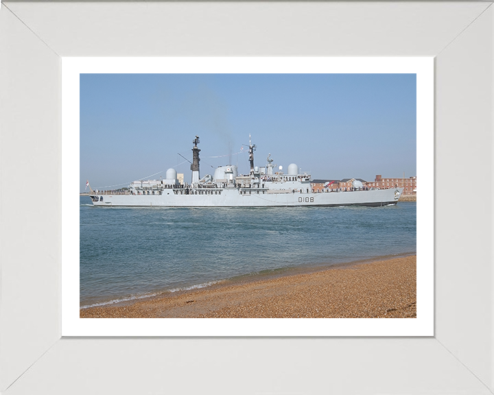 HMS Cardiff D108 Royal Navy Type 42 destroyer Photo Print or Framed Print - Hampshire Prints