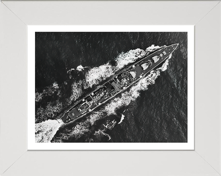 HMS Barrosa D68 Royal Navy Battle Class fleet destroyer Photo Print or Framed Print - Hampshire Prints