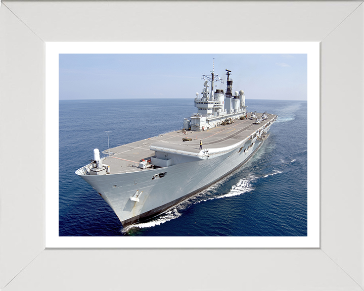 HMS Ark Royal R07 Royal Navy Invincible class aircraft Carrier Photo Print or Framed Print - Hampshire Prints