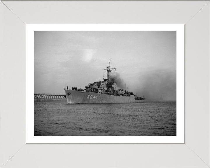 HMS Cawsand Bay K644 Royal Navy Bay Class Frigate Photo Print or Framed Print - Hampshire Prints