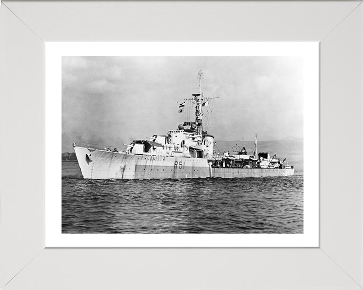 HMS Chevron R51 Royal Navy C class destroyer Photo Print or Framed Print - Hampshire Prints