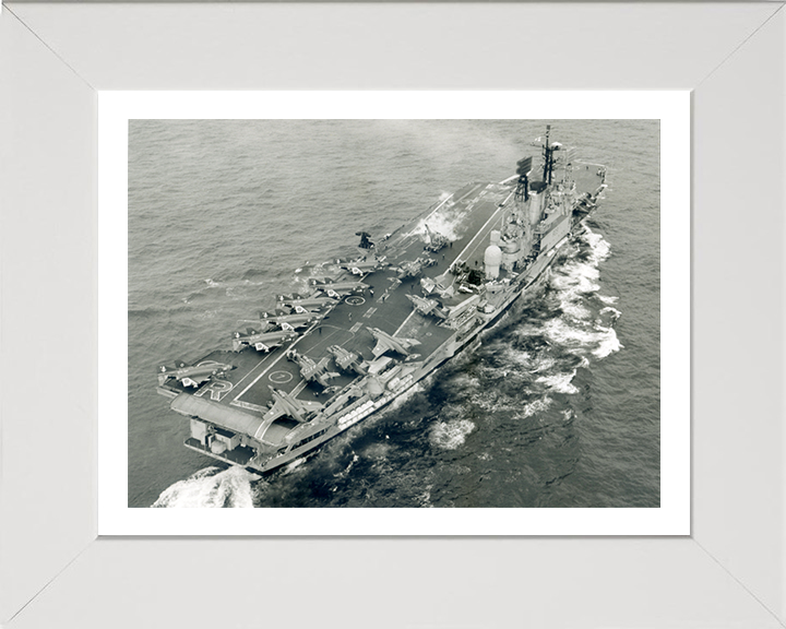 HMS Ark Royal R09 Royal Navy Audacious class aircraft carrier Photo Print or Framed Print - Hampshire Prints