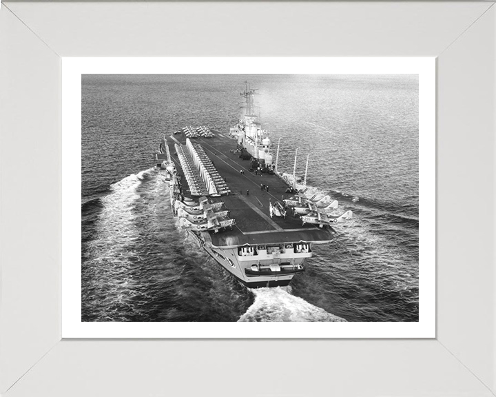 HMS Ark Royal R09 Royal Navy Audacious class aircraft carrier Photo Print or Framed Print - Hampshire Prints