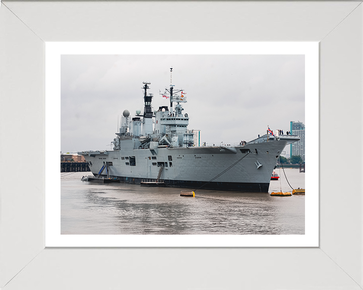 HMS Ark Royal R07 Royal Navy Invincible class aircraft carrier Photo Print or Framed Print - Hampshire Prints