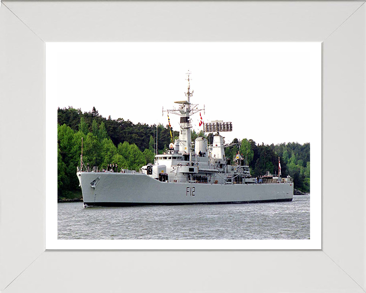 HMS Achilles F12 Royal Navy Leander Class Frigate Photo Print or Framed Print - Hampshire Prints