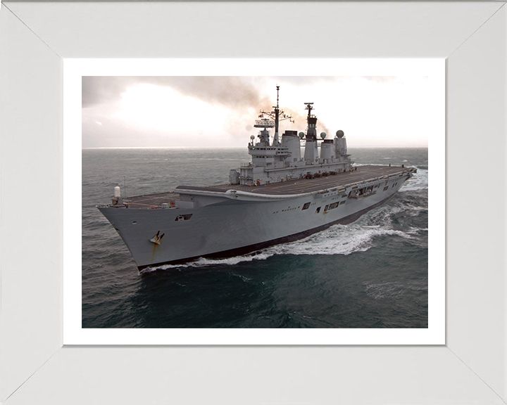 HMS Ark Royal R07 Royal Navy Invincible class aircraft carrier Photo Print or Framed Print - Hampshire Prints