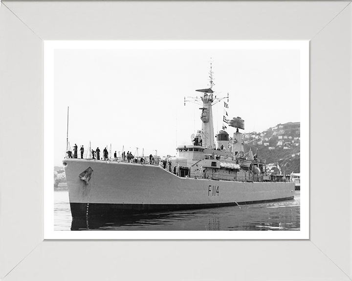 HMS Ajax F114 | Photo Print | Framed Print | Poster | Leander Class | Frigate | Royal Navy Hampshire Prints
